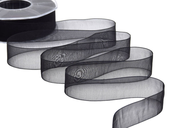 organza 25 mm nero