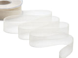 organza 25 mm avorio