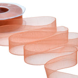 organza 25 mm arancio pesca