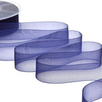 organza 25 mm blu scuro