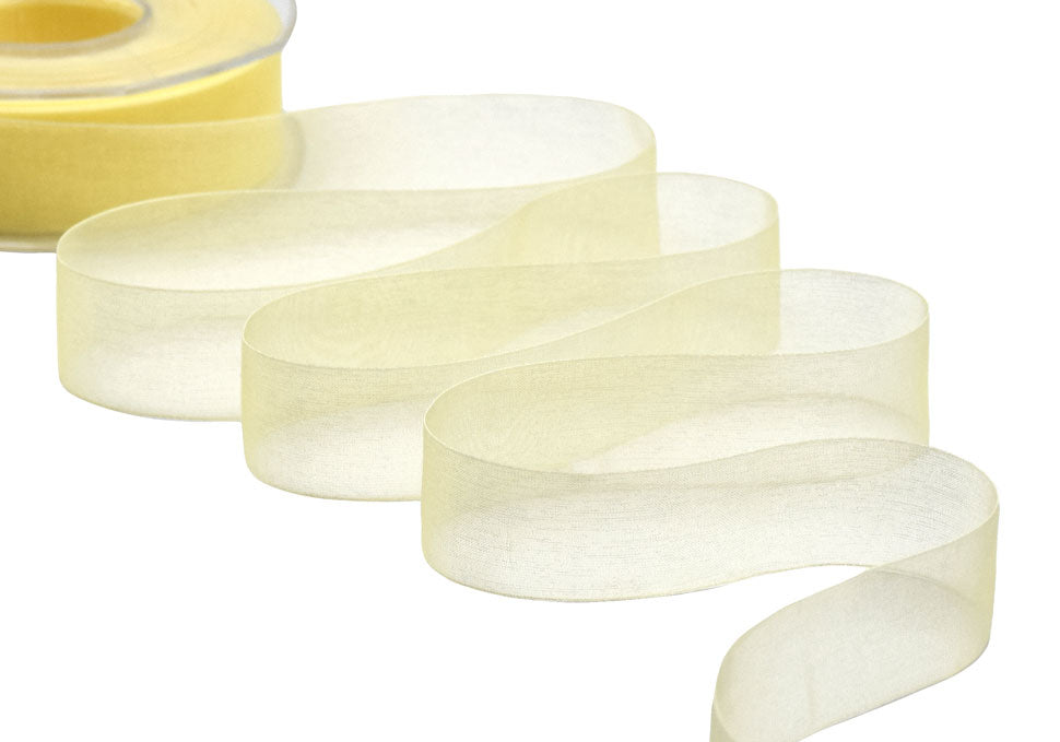 organza 25 mm giallo