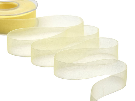 organza 25 mm giallino