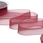 organza 25 mm amaranto