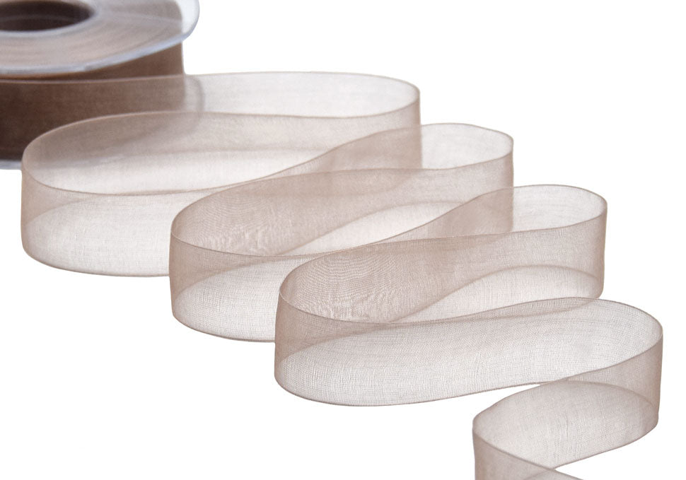 organza 25 mm cannella