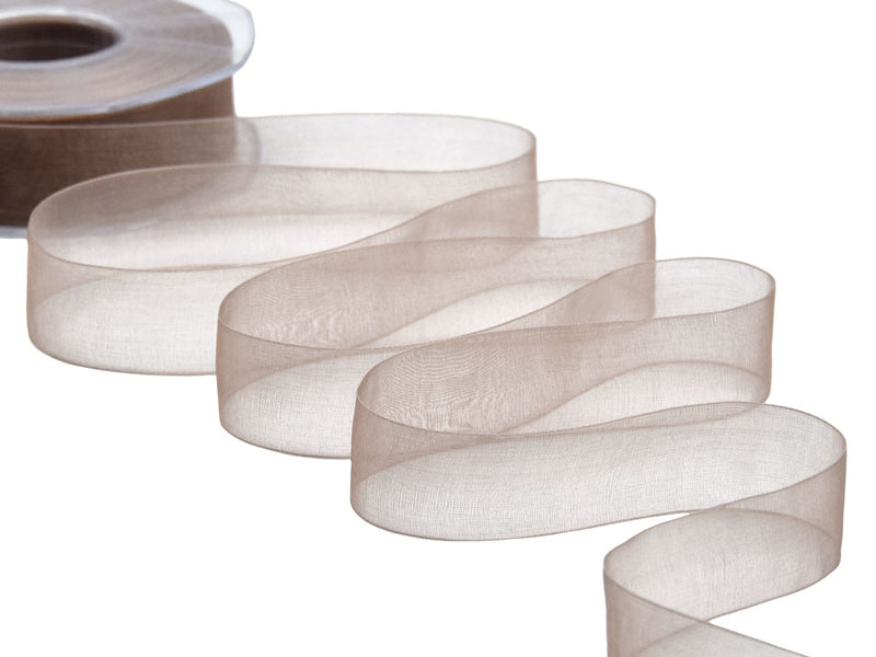 organza 25 mm cannella