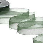 organza 25 mm verde inglese