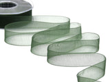 organza 25 mm verde inglese