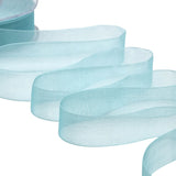 organza 25 mm verde acqua marina
