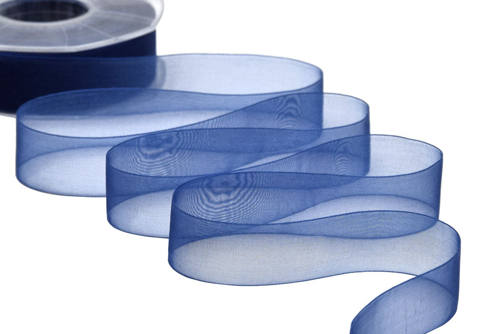 organza 25 mm blu cina