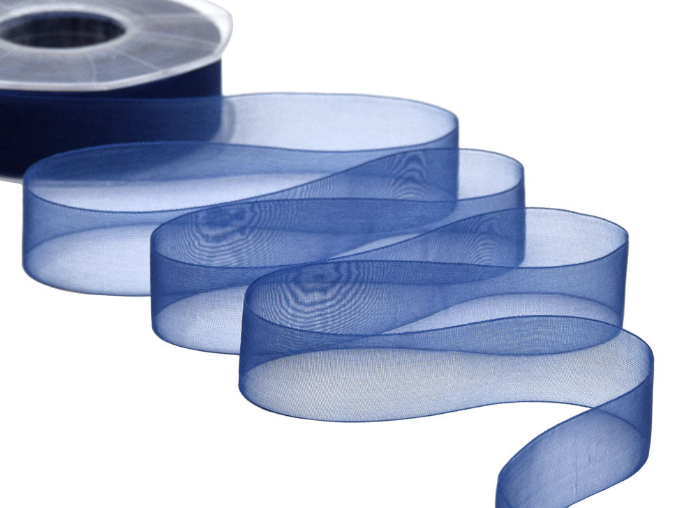 organza 25 mm blu cina