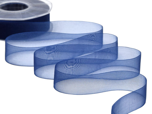 organza 25 mm blu cina