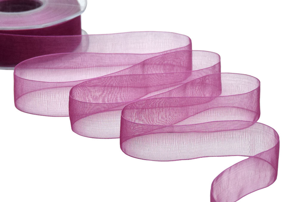 organza 25 mm ciclamino