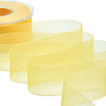 organza 40 mm giallo sole