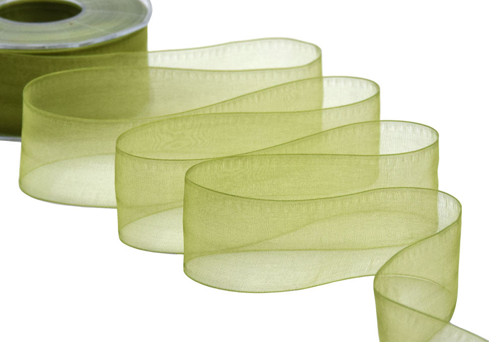 organza 40 mm verde pistacchio