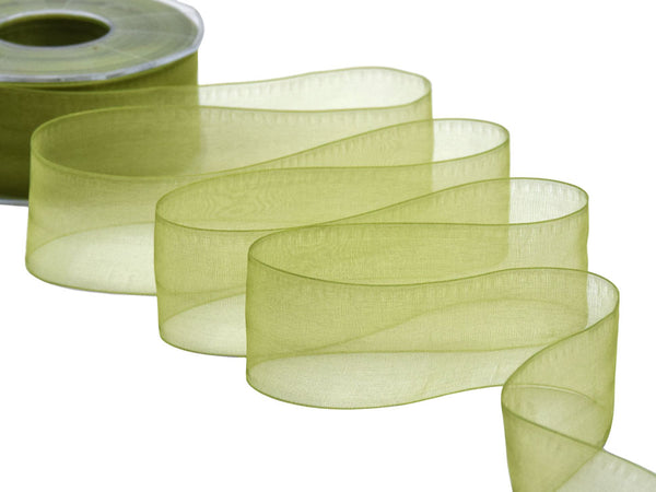 organza 40 mm verde pistacchio
