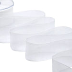 organza 40 mm bianco ottico