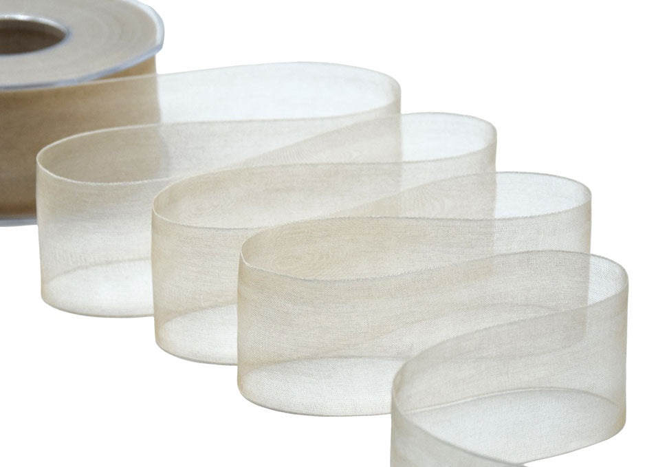 organza 40 mm beige