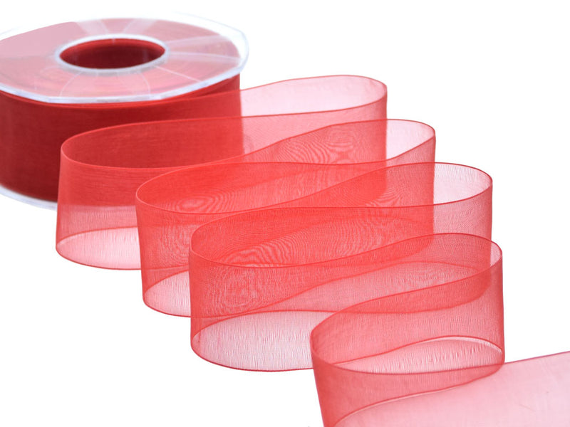 organza 40 mm rosso