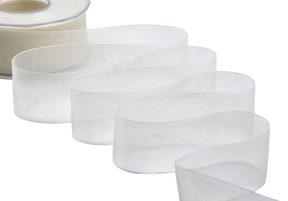 organza 40 mm avorio