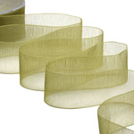 organza 40 mm verde muschio