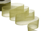 organza 40 mm verde muschio