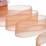 organza 40 mm arancio pesca