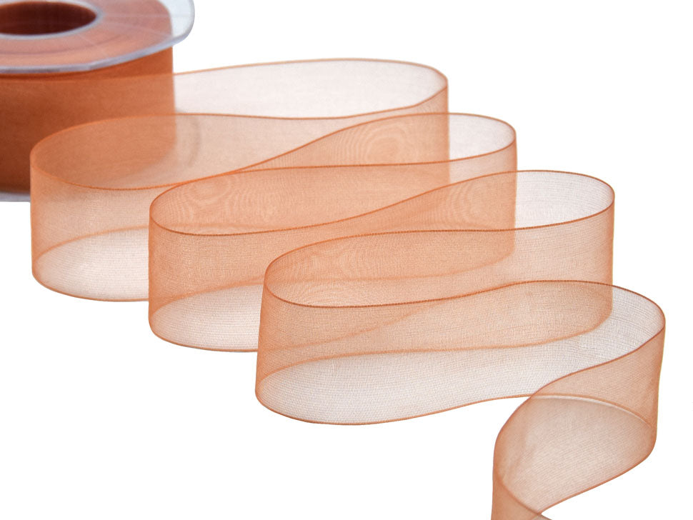 organza 40 mm arancio pesca
