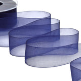 organza 40 mm blu scuro