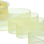 organza 40 mm giallo