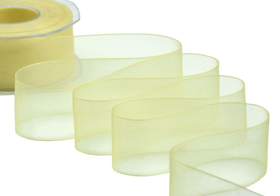 organza 40 mm giallo