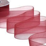 organza 40 mm amaranto