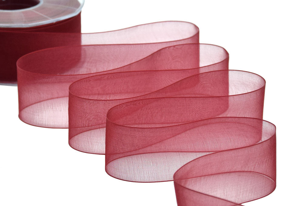 organza 40 mm amaranto