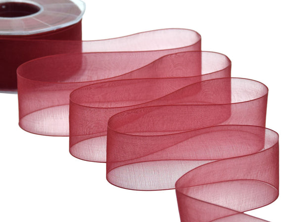 organza 40 mm amaranto