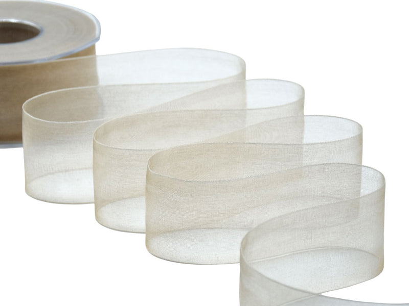 Organza 40mm Beige