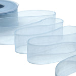 organza 40 mm azzurro baby