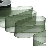 organza 40 mm verde inglese