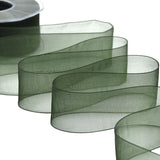 organza 40 mm verde inglese