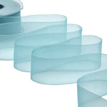 organza 40 mm verde acqua marina