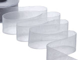 organza 40 mm grigio perla