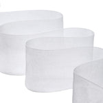 organza 70 mm bianco ottico