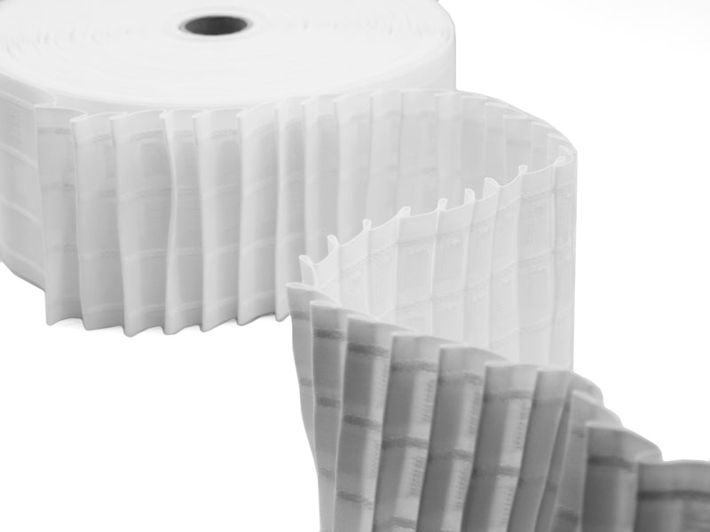 Curtain Tapes 2 Pockets 4 Strings 100mm