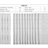 Ruban Fronceur 4 Poches et Cordes 170mm