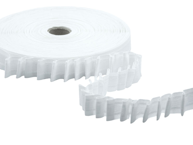 Curtain Tape Continuous Pocket 2 Strings 30mm