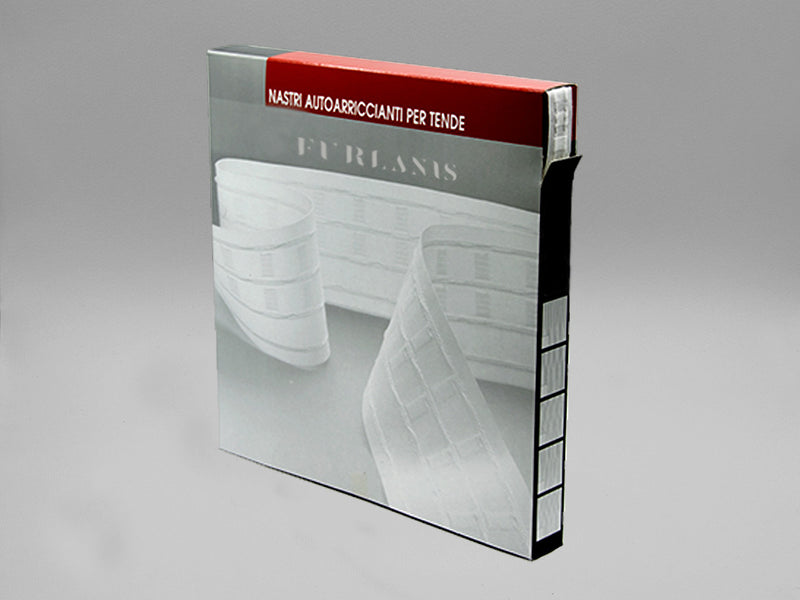 Hook-and-loop Curtain Tape 2 Strings 45mm