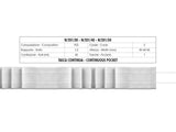 Fettuccia Arricciatende Tasca Continua 2 Corde 50mm