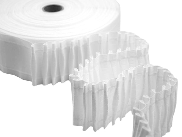 Fascia Per Tenda Con Passante Per Bastone - Nastro Riloga Con Fascette, Altezza 10 Cm - Foto 6