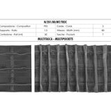 Ruban Fronceur Transparent Multi-poches 3 Cordes 80mm