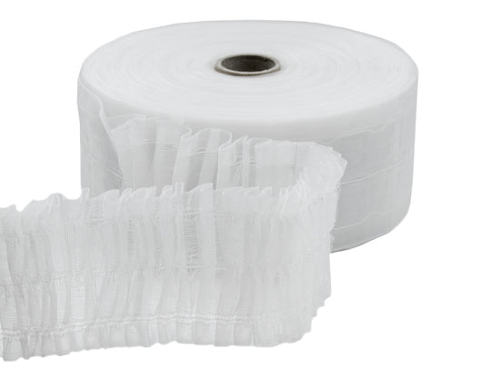 Ruban Fronceur Transparent Multi-poches 3 Cordes 80mm