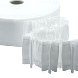 Ruban Fronceur Avec Trois Plis 2 Poches 2 Cordes 65mm