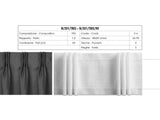 Curtain Tape With Three Folds 2 Pockets 4 Strings 90mm